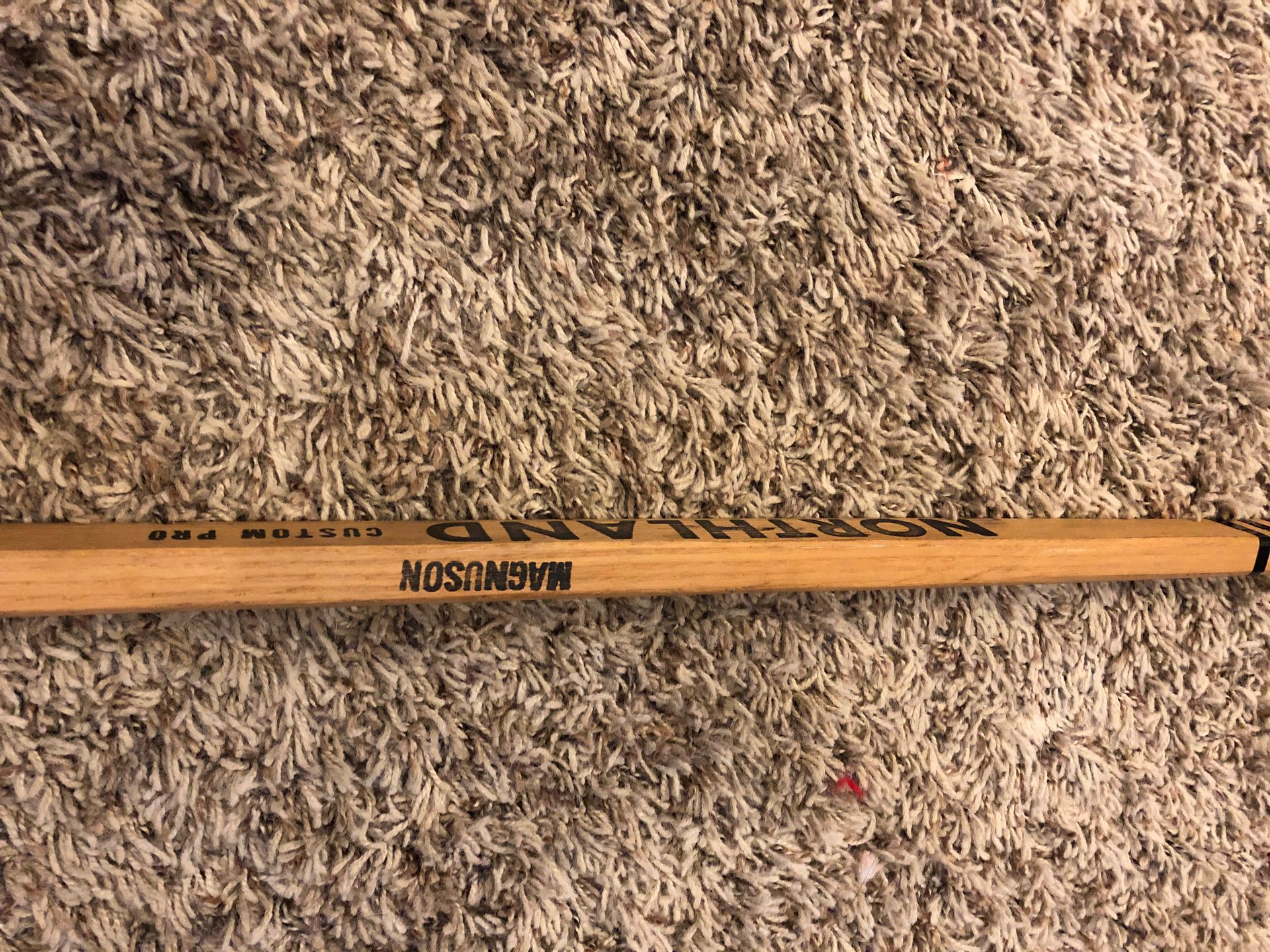 Keith magnuson Chicago Blackhawks hockey stick 1960’s Gunzo’s