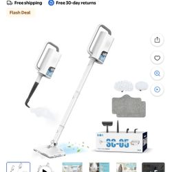 ONSON Steam Mop, 6-in-1 Detachable Handheld Steam Mop Cleaner with 2 Microfiber Pads for Hard Floor, Carpet