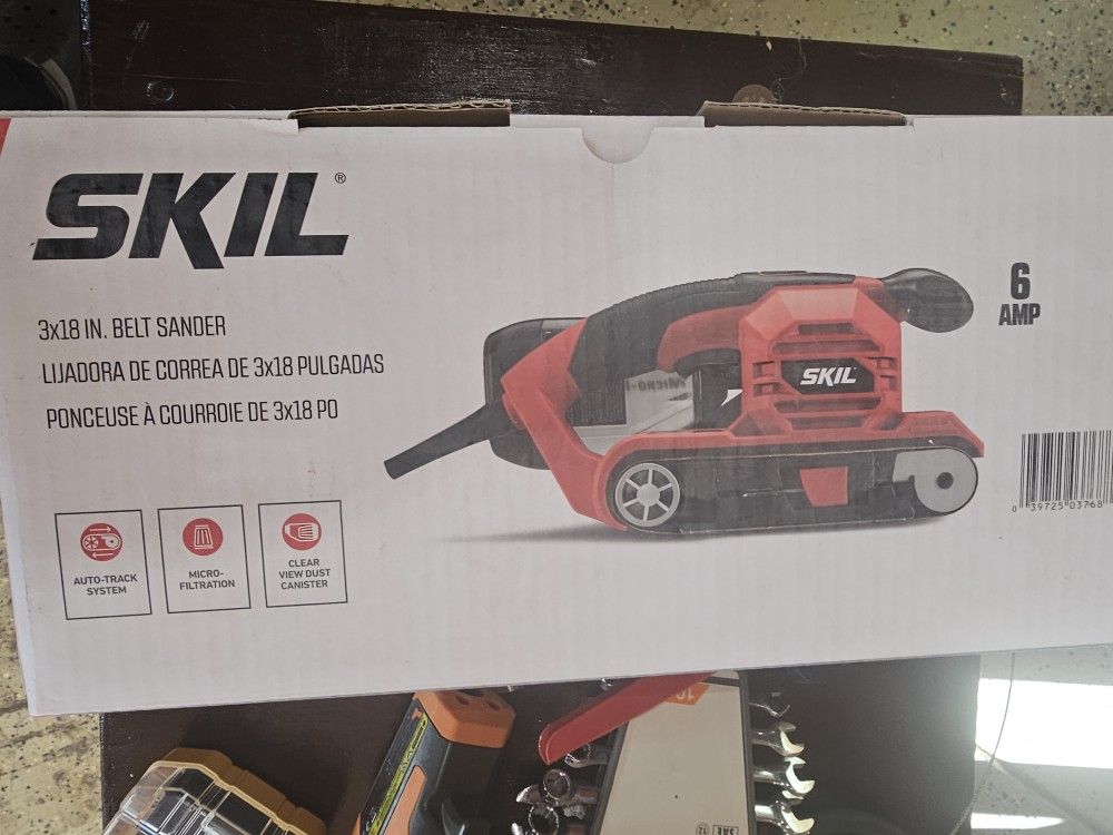 Skil 3x18 Belt Sander 6 Amp