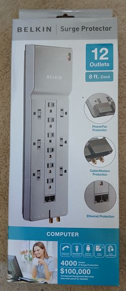 TV Office Kitchen - Surge Protector Best Offer Belkin Surge Protector 12 Outlet 8ft Cord