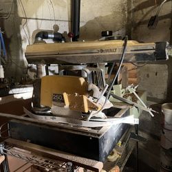1950s & 1970s DeWalt Radial Arm Saw