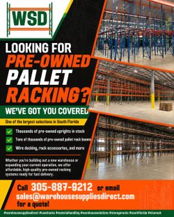 Choose the right storage solution: Heavy Duty or Medium Duty for your Flexible Warehouse Operation. Call us today 305-887-9212
