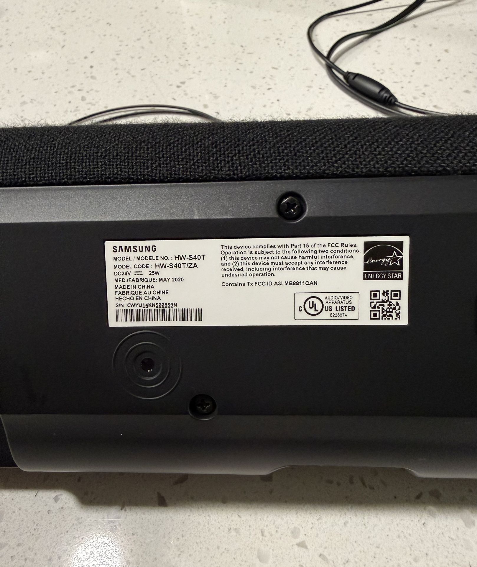 Samsung Soundbar - S40T