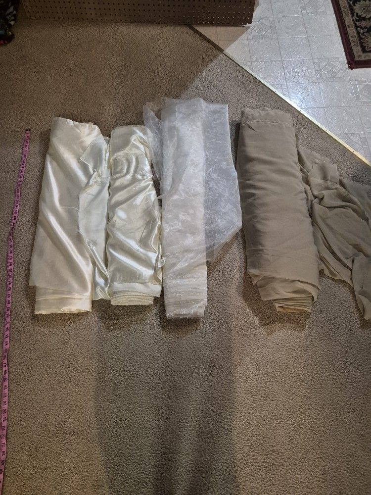 Fabric Rolls Silk Sheer