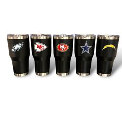 CUSTOMIZED THERMOS, FOOTBALL TEAM LOGO 20oz