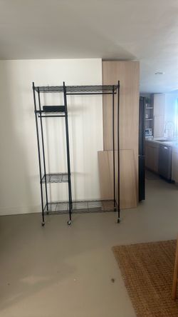 Black shelf easy assembly
