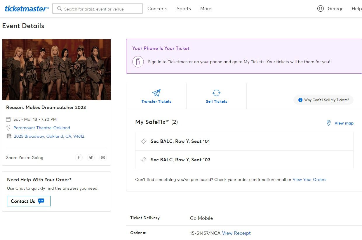 Dreamcatcher Tickets KPOP Oakland