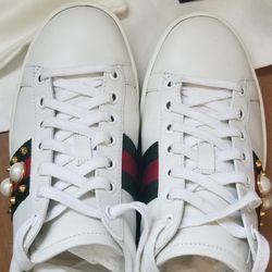 Gucci Web Pearl Studded Womens Ace Sneakers Sale in Plainview, NY - OfferUp