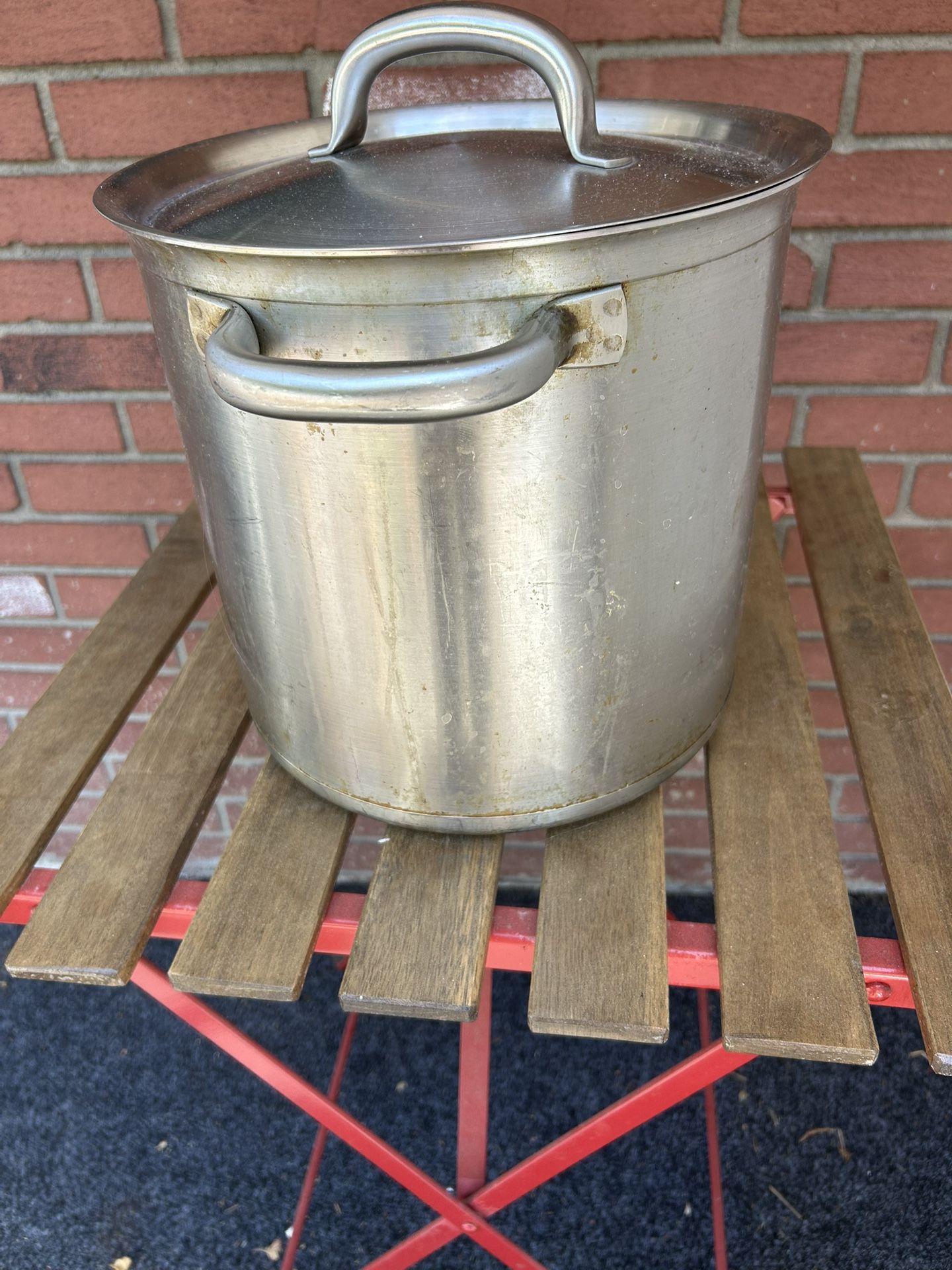 20 Quart Industrial Grade Stainless Steel Stock Pot