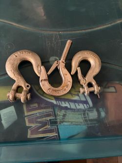 Forged Steel Clevis Slip Hooks – Set of 3