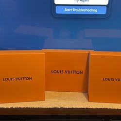 Empty Louis Vuitton Boxes