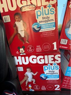 Huggies Diapers size 1&2 - $40 each box