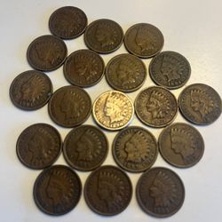 One 1890 Indian Head Penny Error Obverse Reverse Same Side Up and…