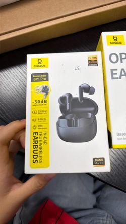 Baseus BP1 Pro (Active Noise Cancelling) + BC1 (Open-Ear) Earbuds / Brand New