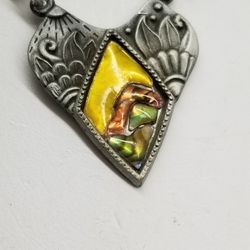 HEART SHAPED ROCKY MOUNTAINS INSPIRED ABALONE 