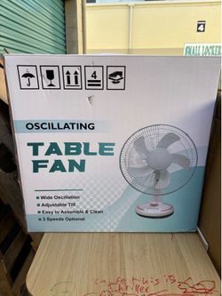 OSCILLATING TABLE FAN