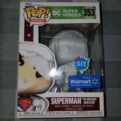 New Funko Pop DC Superman in Holiday Sweater