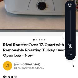 Rival Roaster Oven 17 Quart