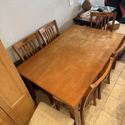 Table And 6 Chairs
