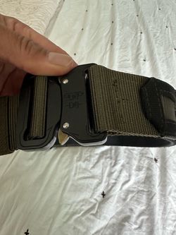 Olive Green Tactical Nylon Belt