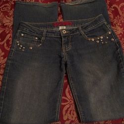 Rhinestone & Stud Jeans