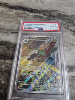 Pokemon Lairon Illustration Rare IR Twilight Masquerade 184/167 PSA 10