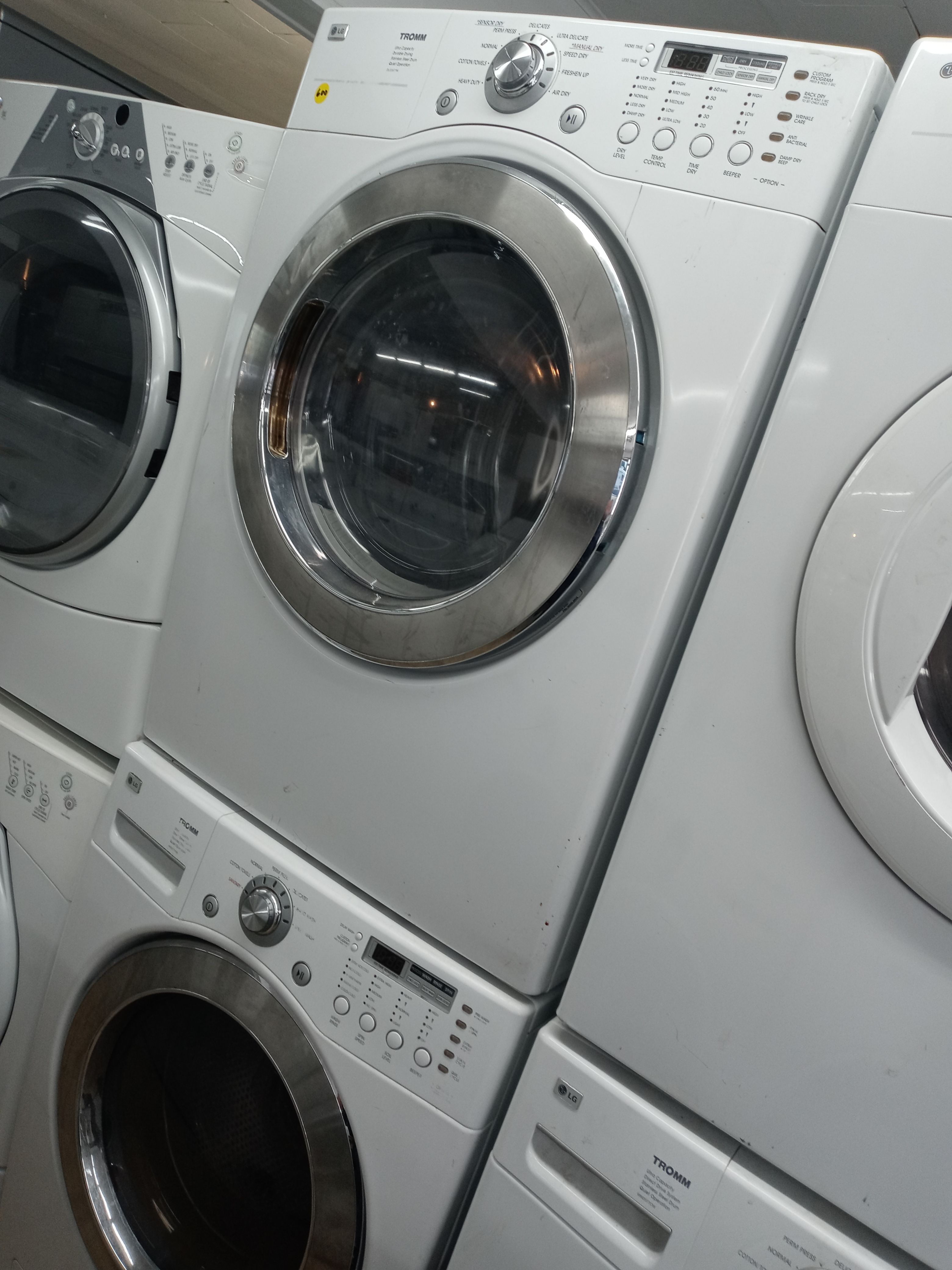 LG Tromm stackable front load washer and dryer set - Free delivery