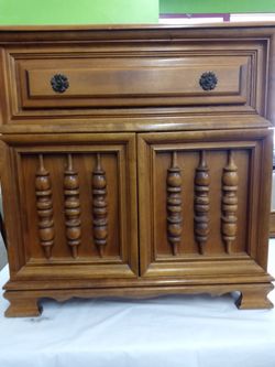 Solid Maple Liquor Cabinet