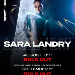 SARA LANDRY Sold Out Show Sep 1st