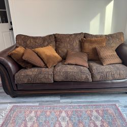 Leather sofa
