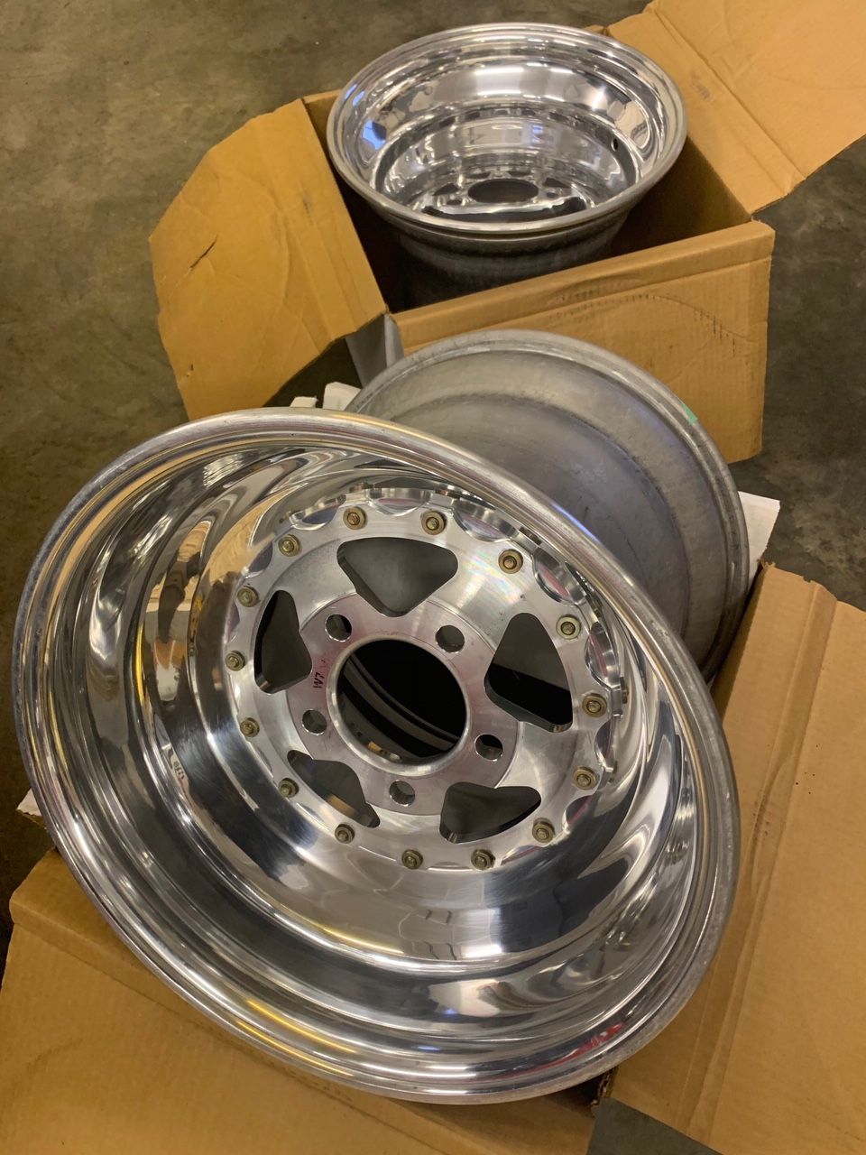 Sellin Weld Racing AlumaStar 2.0 Polished 15x15 Wheels