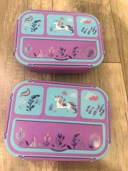 Unicorn Bento Lunch Boxes BRAND NEW