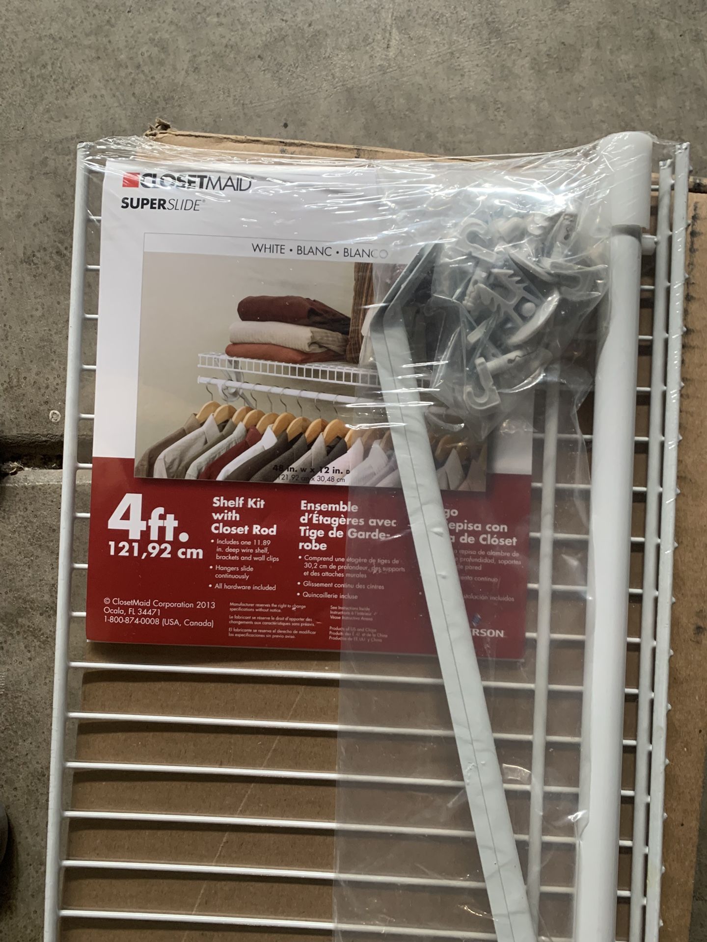 Superslide Shelf Kit 4ftx12ft