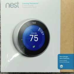 175$ Nest Learning Thermostat Brand New Unopened 