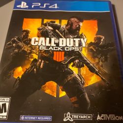 PS4 Call Of Duty black Ops