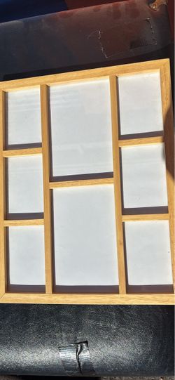 Wooden Multi-Opening Collage Photo Frame