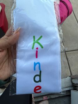 KINDERGARTEN graduation stole for gown