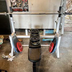 Olympic Weight Set and Bench