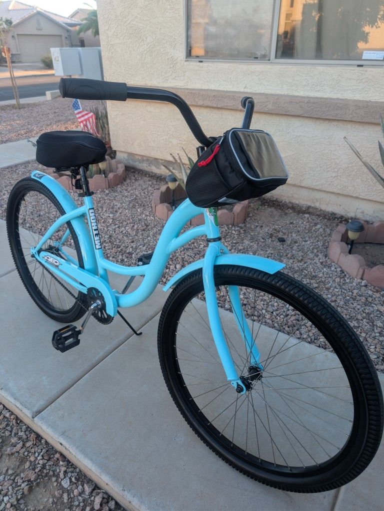26"X2.35. SCHWINN WOMENS BEACH CRUISER BIKE. (M).SINGLE SPEED. 👌🏼