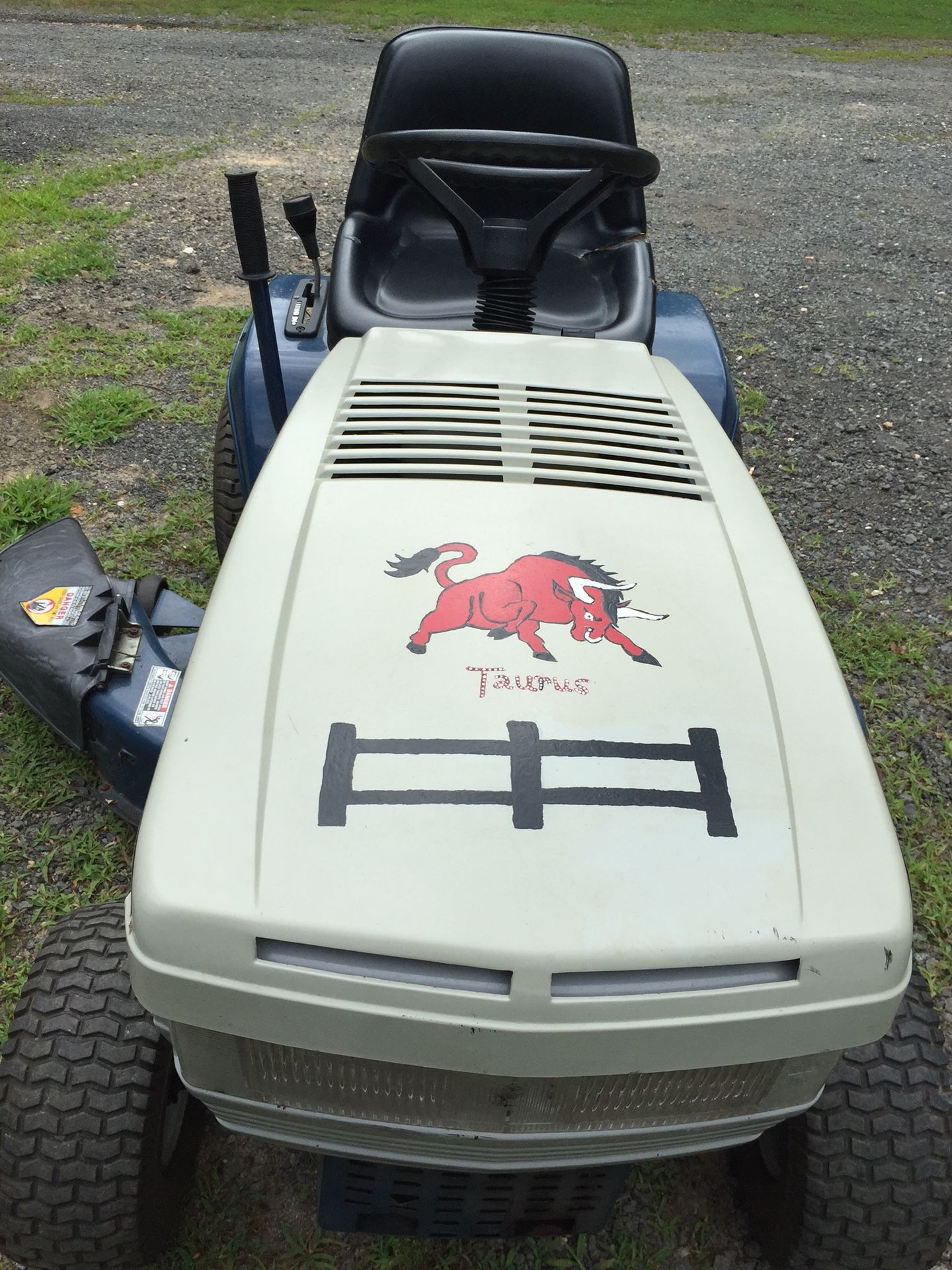 Statesman riding lawnmower