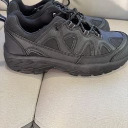 Unisex Black Steel Toe Athletic