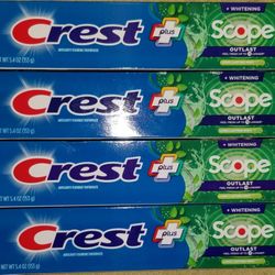 Crest Scope Toothpastes 