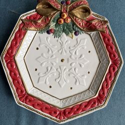 Vintage Fits And Floyd Father Noel Christmas Plate