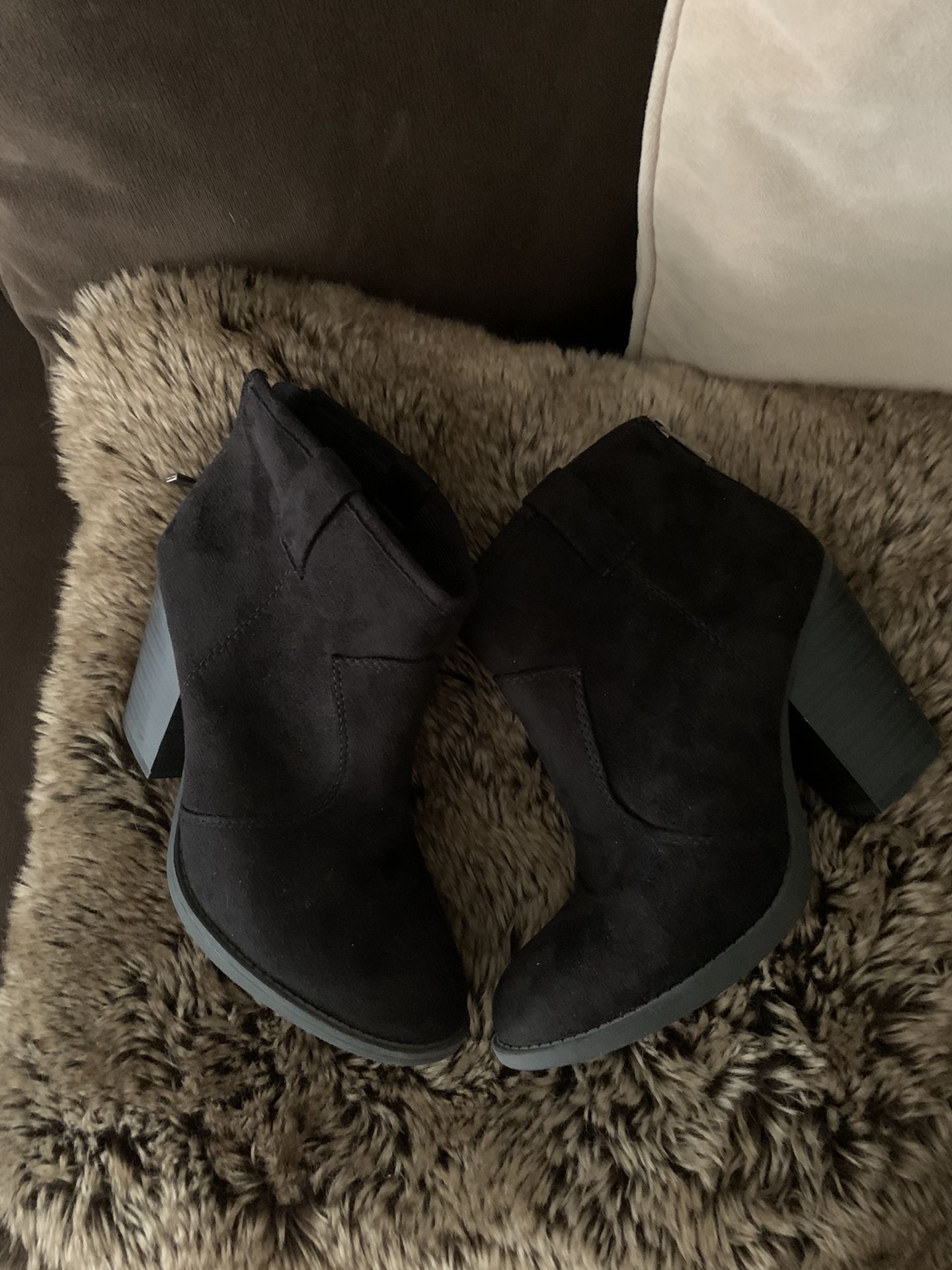 Black Booties For $13.00