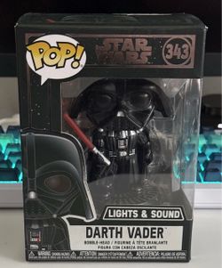 Funko Pop! Vinyl: Star Wars Darth Vader #343 with Lights & Sounds