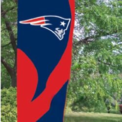 New England Patriots vertical house banner