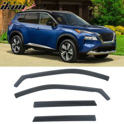 Fits 2021-2026 Nissan Rogue In-Channel Window Visors Vent Rain Guards Deflectors PC