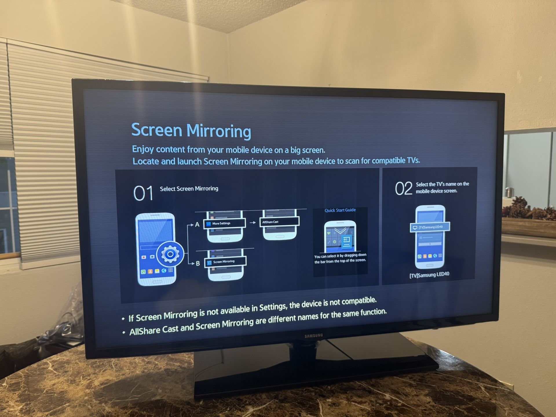 42” Samsung HD TV (1080p)