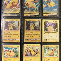 Pokemon Binder 182 Cards NM or Better Condition