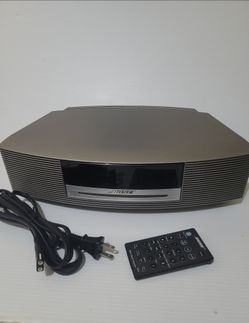 BOSE Wave Music System III Titanium Silver AM/FM CD W/Remote  - Work Great.